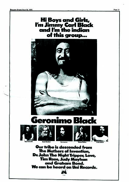 Rolling Stone Advert July 20 1972
